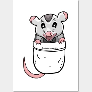 Opossum In Your Pocket Posters and Art